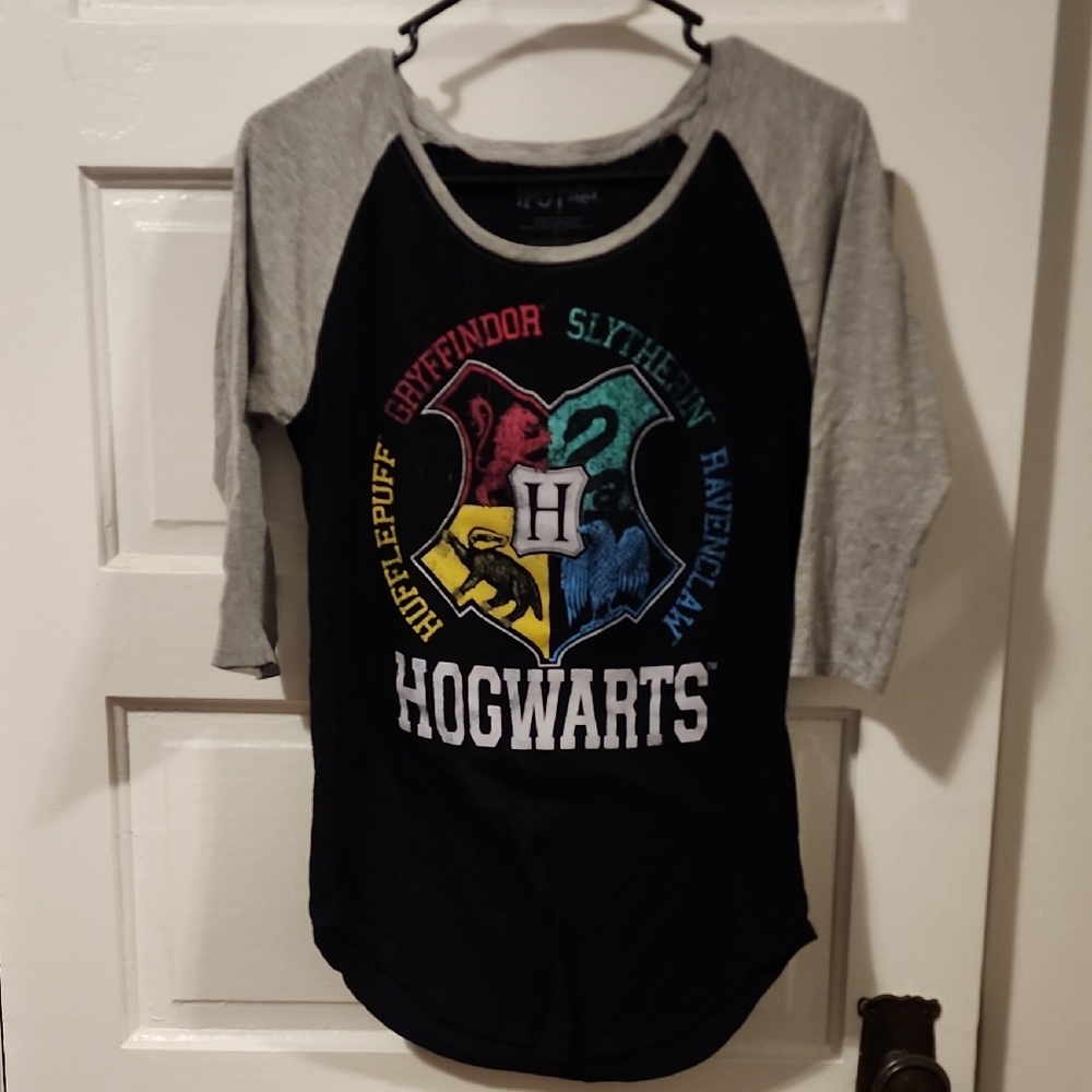 Warner Bros. Hogwarts Kids Long Sleeve ringer Shirt